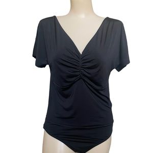 CLOSING CLOSET. Express Black Bodysuit size Large